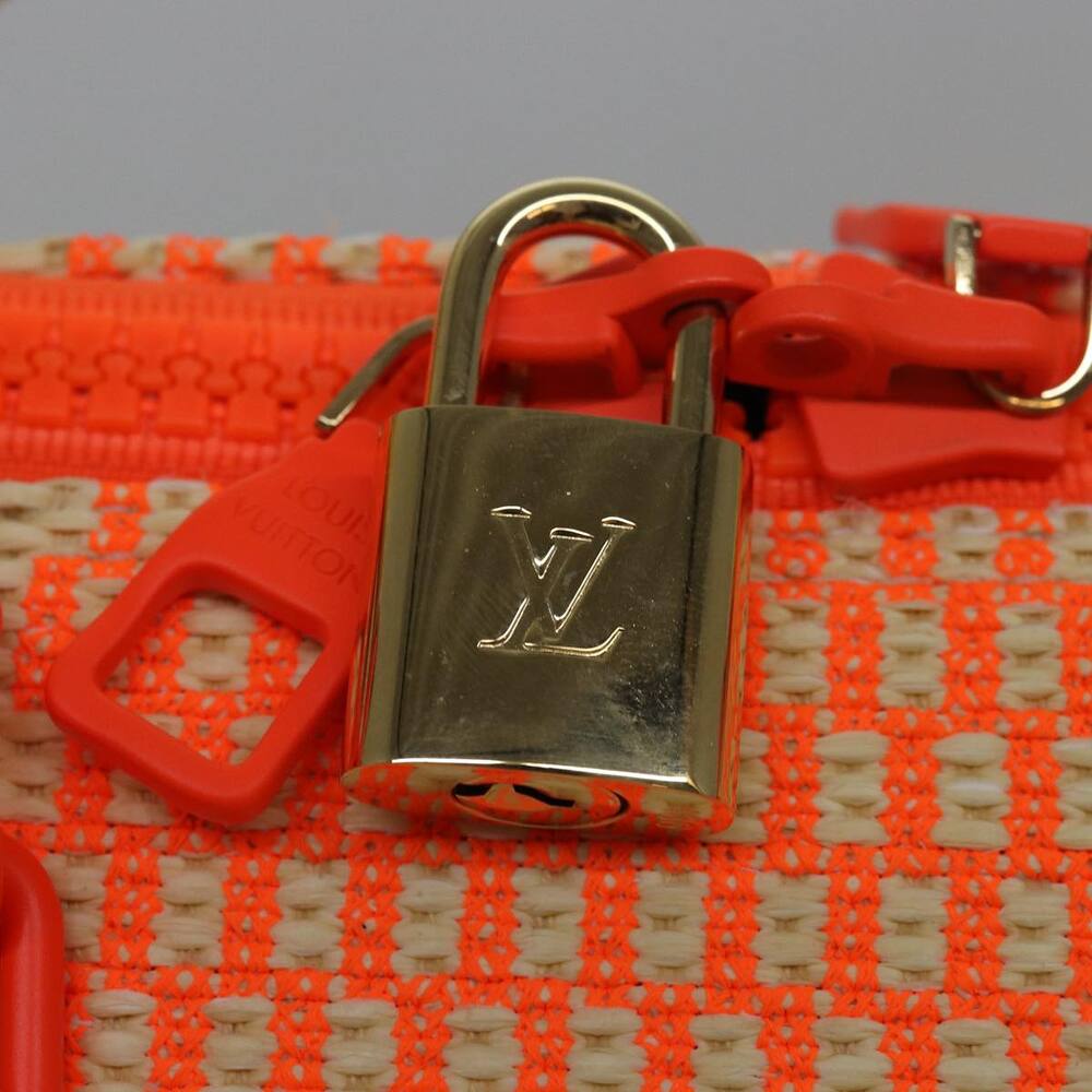 LOUIS VUITTON Damier Giant Keepall Bandouliere 50 Bag Beige M57419 - Picture 9 of 16